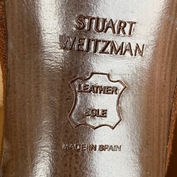 Never Worn! 🎉HP🎉Stuart Weitzman Hijinx Suede Platform Sandal - Picture 15 of 16